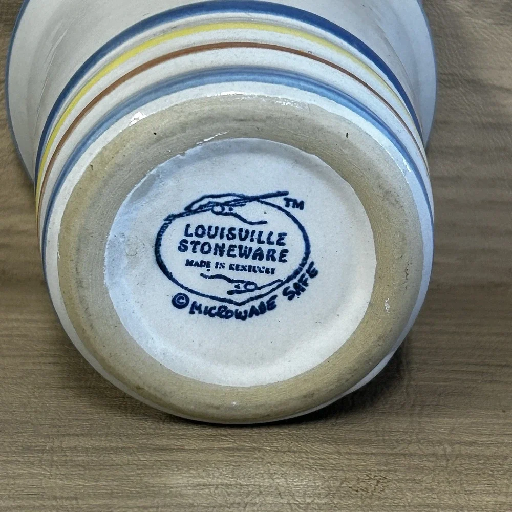 Louisville Stoneware Punch Cup 2 Turtle Doves 12 Days of Christmas Mug